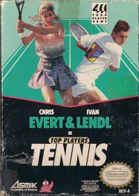 Top Players Tennis NES box art